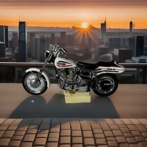 Vintage 1:10 Scale Franklin Mint 1971 Harley Davidson FX Super Glide